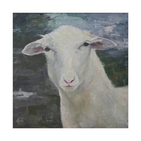 Ewe Staring At Me - Matte Canvas