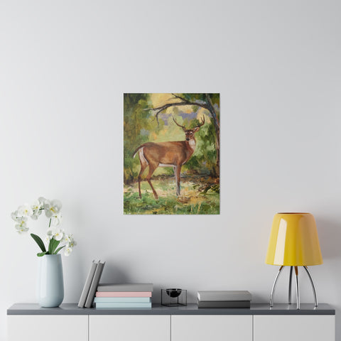 The Buck - Matte Canvas