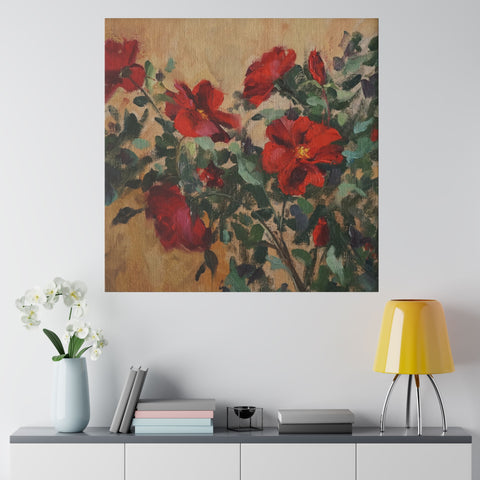 Garden Roses - Matte Canvas