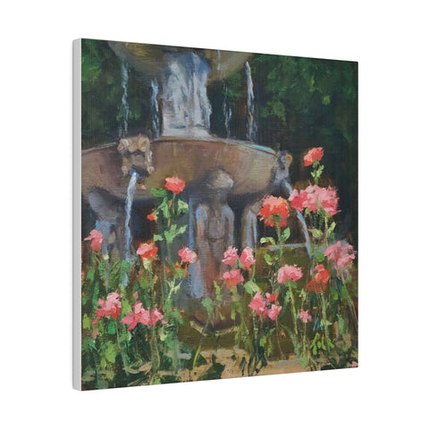 The Spanish Fountain - Matte Canvas