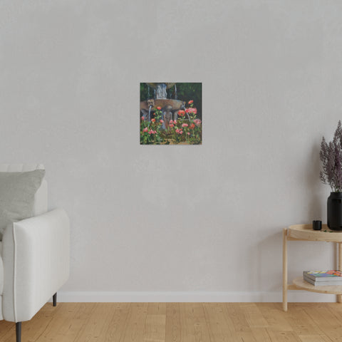 The Spanish Fountain - Matte Canvas