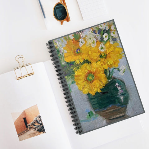 Summer Blooms - Spiral Notebook