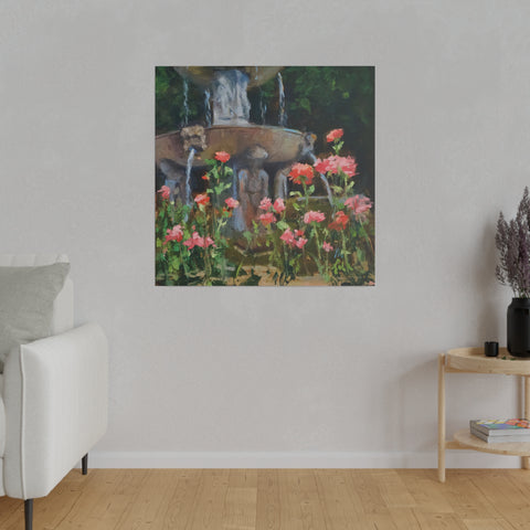 The Spanish Fountain - Matte Canvas