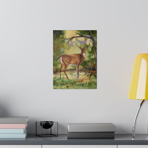 The Buck - Matte Canvas