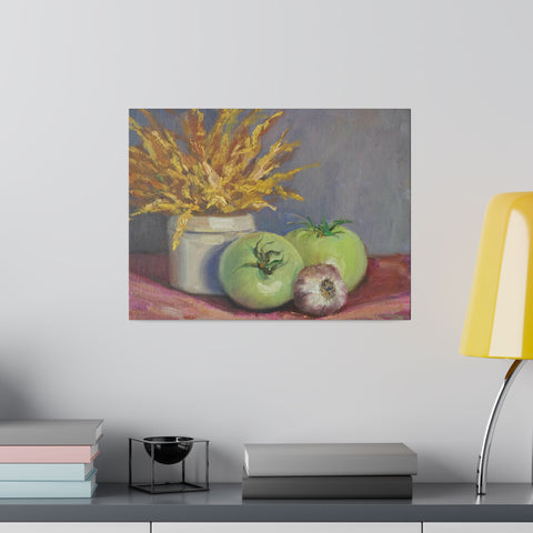 Green Tomatoes - Matte Canvas