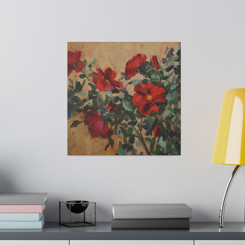 Garden Roses - Matte Canvas