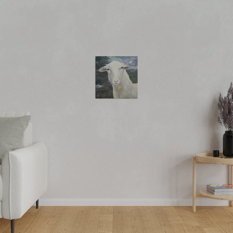 Ewe Staring At Me - Matte Canvas